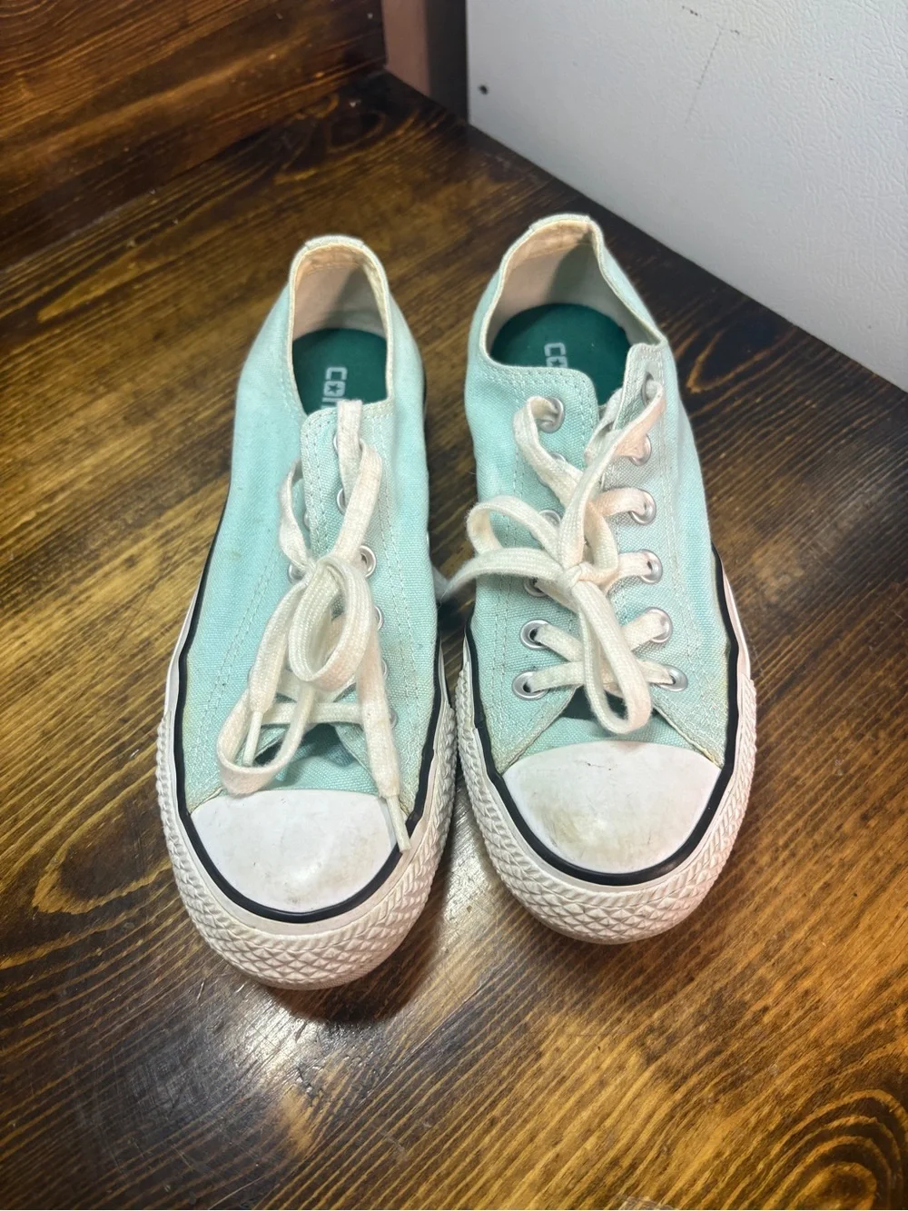 Converse Mint And Teal Sneakers Size 7